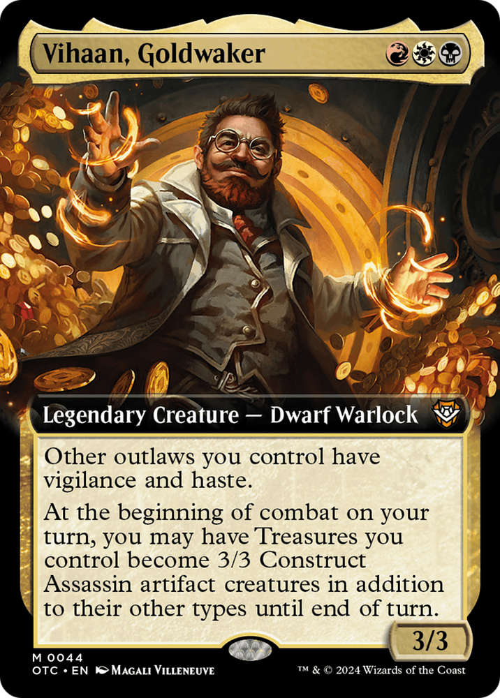 Vihaan, Goldwaker (Extended Art) [Outlaws of Thunder Junction Commander] - PokeCharles PokeStore