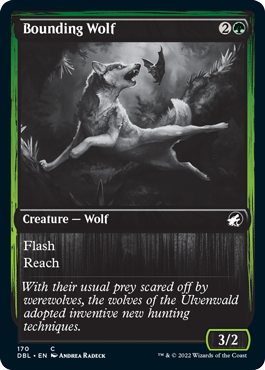 Bounding Wolf [Innistrad: Double Feature] - PokeCharles PokeStore