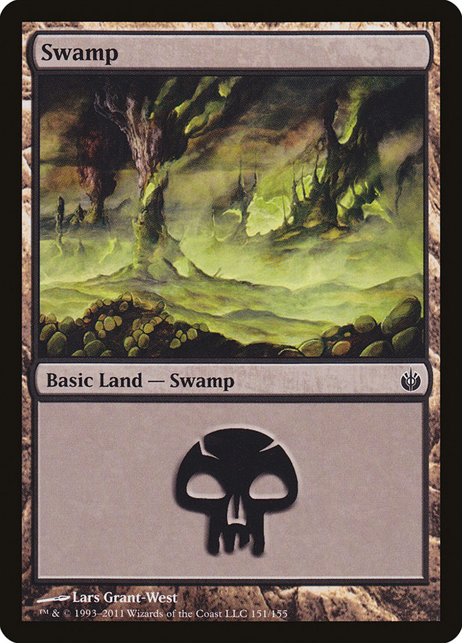 Swamp (151) [Mirrodin Besieged] - PokeCharles PokeStore