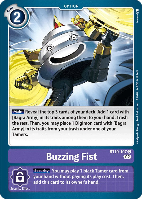 Buzzing Fist [BT10-107] [Xros Encounter] - PokeCharles PokeStore