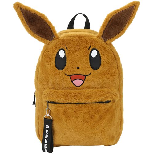 Pokemon Eevee Plush Cosplay Backpack Bioworld with Keychain