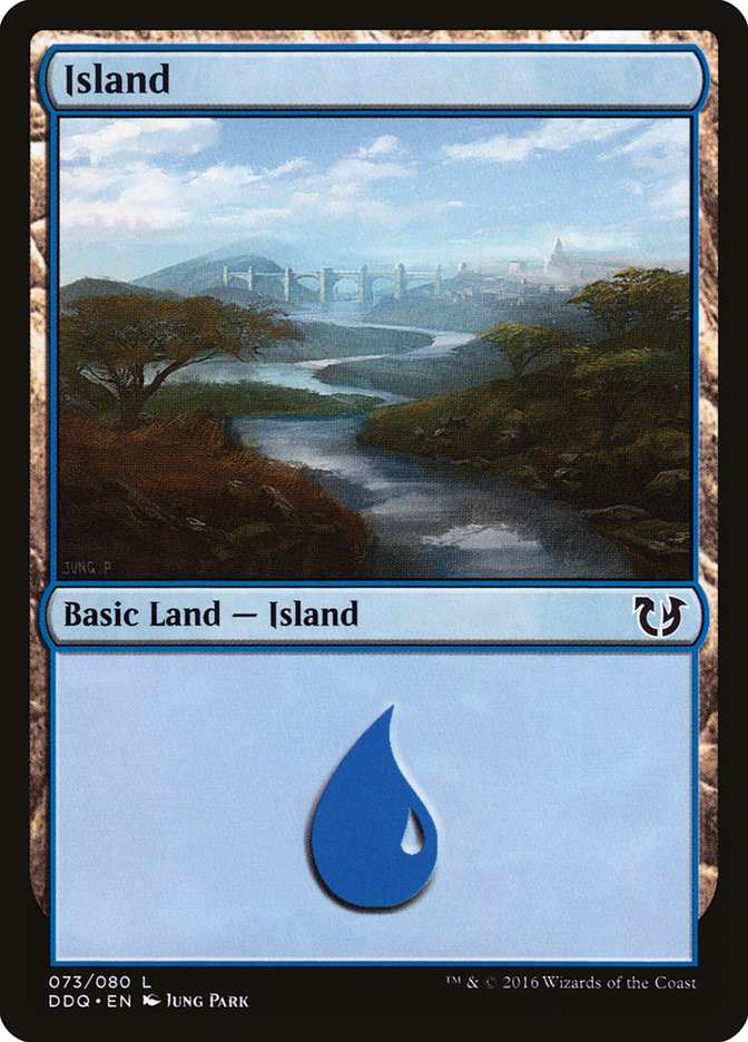Island (73) [Duel Decks: Blessed vs. Cursed] - PokeCharles PokeStore