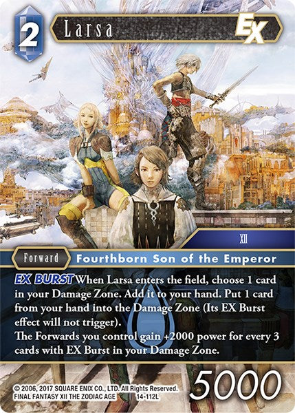 Larsa EX [Opus XIV: Crystal Abyss] - PokeCharles PokeStore