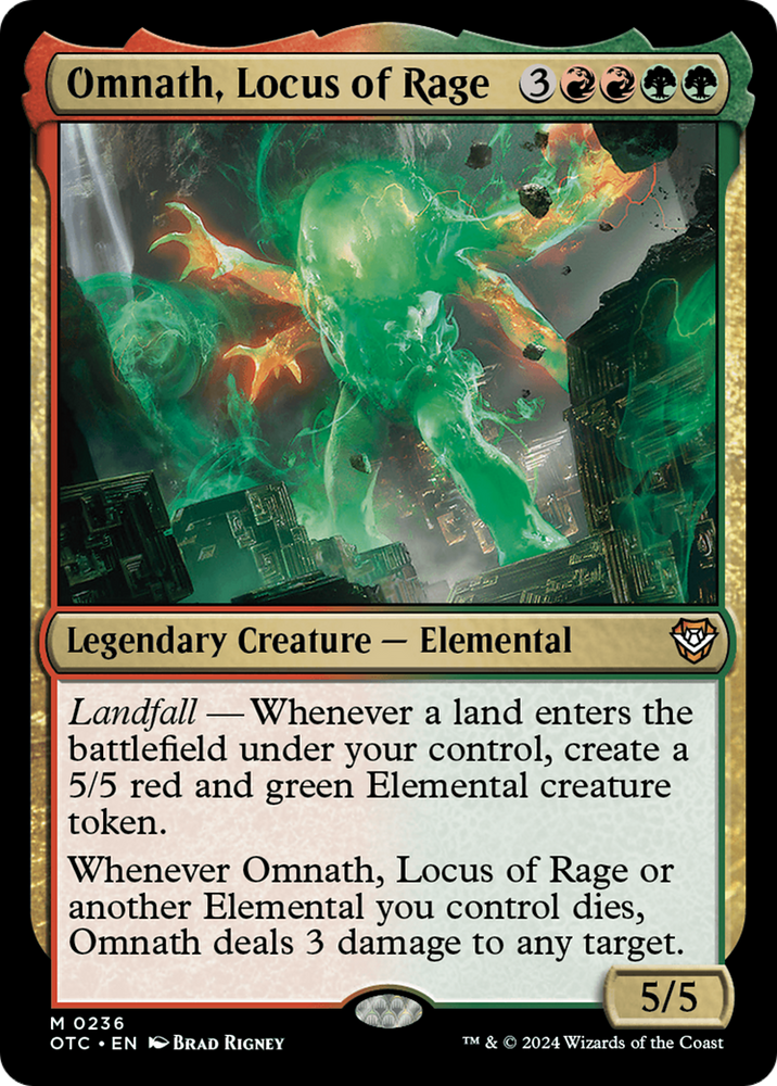 Omnath, Locus of Rage [Outlaws of Thunder Junction Commander] - PokeCharles PokeStore