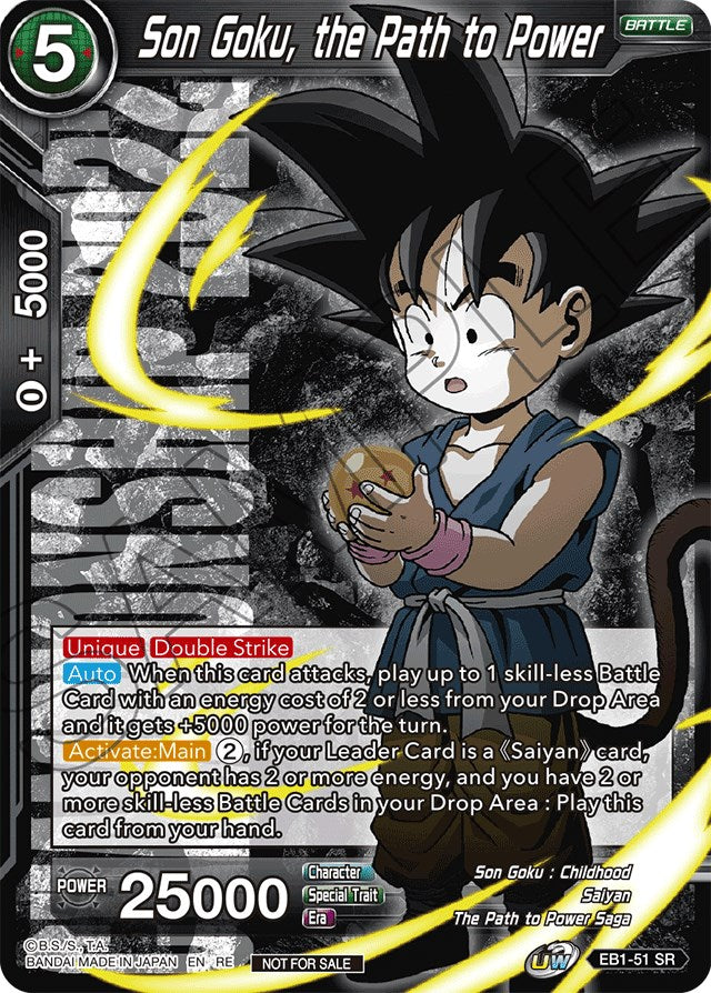 Son Goku, the Path to Power (Championship 2022) (EB1-51) [Promotion Cards] - PokeCharles PokeStore