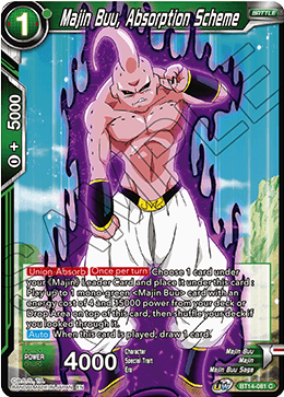 Majin Buu, Absorption Scheme (BT14-081) [Cross Spirits] - PokeCharles PokeStore