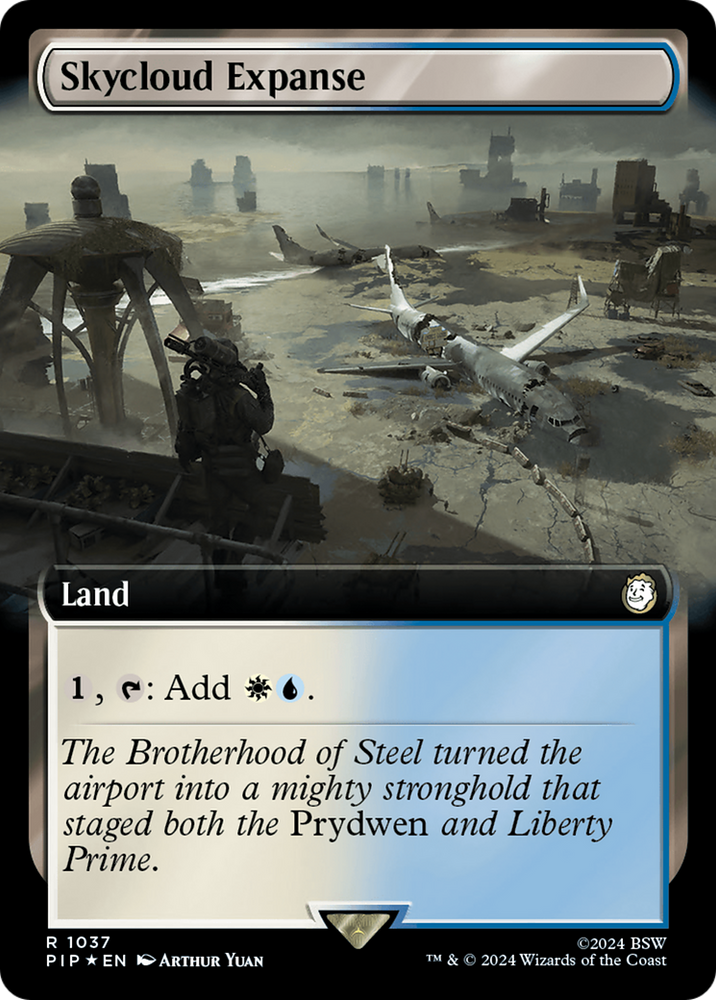 Skycloud Expanse (Extended Art) (Surge Foil) [Fallout] - PokeCharles PokeStore