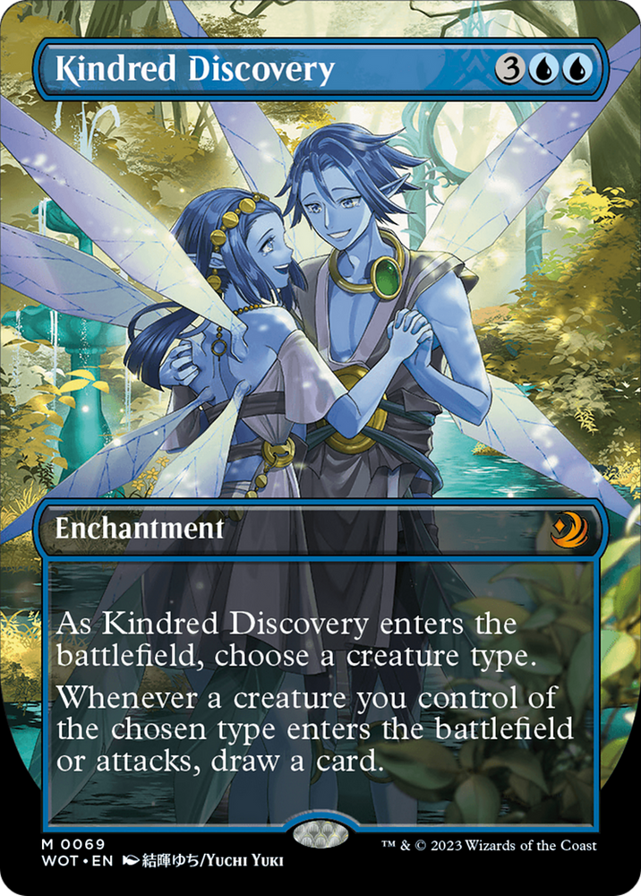 Kindred Discovery (Anime Borderless) [Wilds of Eldraine: Enchanting Tales] - PokeCharles PokeStore