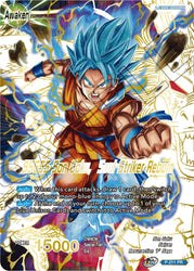 Super Saiyan God Son Goku // SSGSS Son Goku, Soul Striker Reborn (Gold Stamped) (P-211) [Promotion Cards] - PokeCharles PokeStore