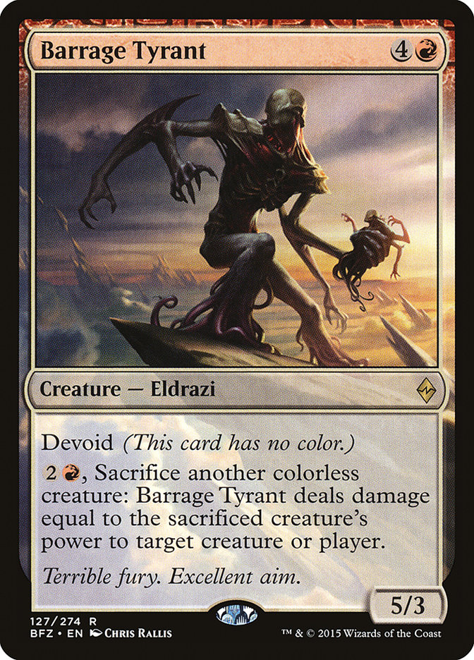 Barrage Tyrant [Battle for Zendikar] - PokeCharles PokeStore
