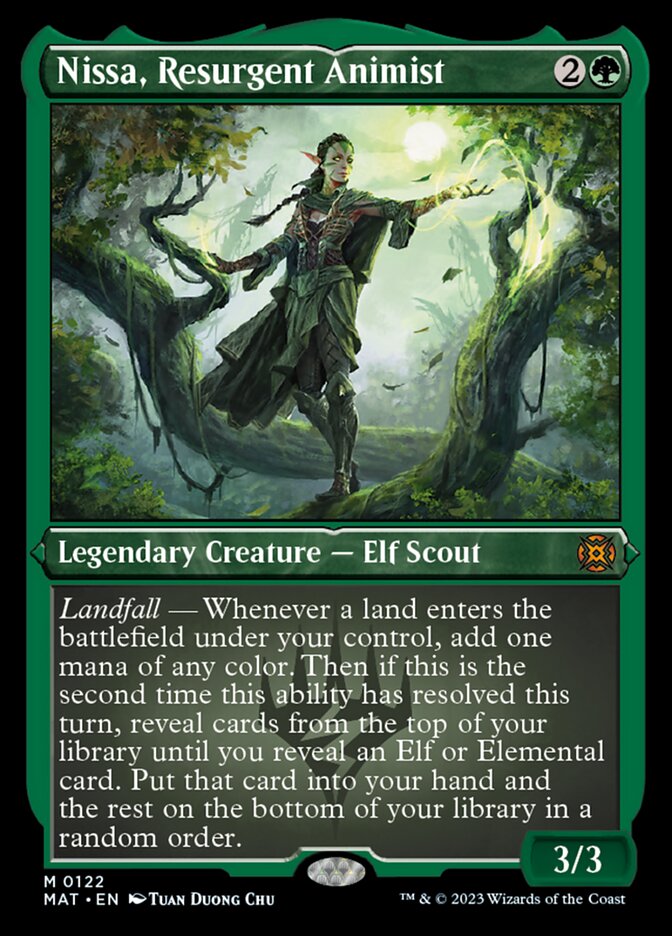 Nissa, Resurgent Animist (Foil Etched) [March of the Machine: The Aftermath] - PokeCharles PokeStore