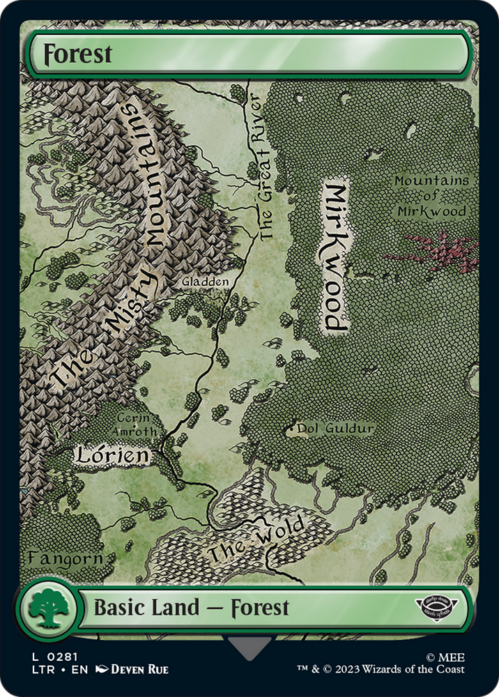 Forest (281) [The Lord of the Rings: Tales of Middle-Earth] - PokeCharles PokeStore