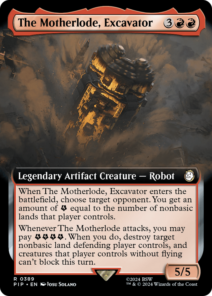 The Motherlode, Excavator (Extended Art) [Fallout] - PokeCharles PokeStore