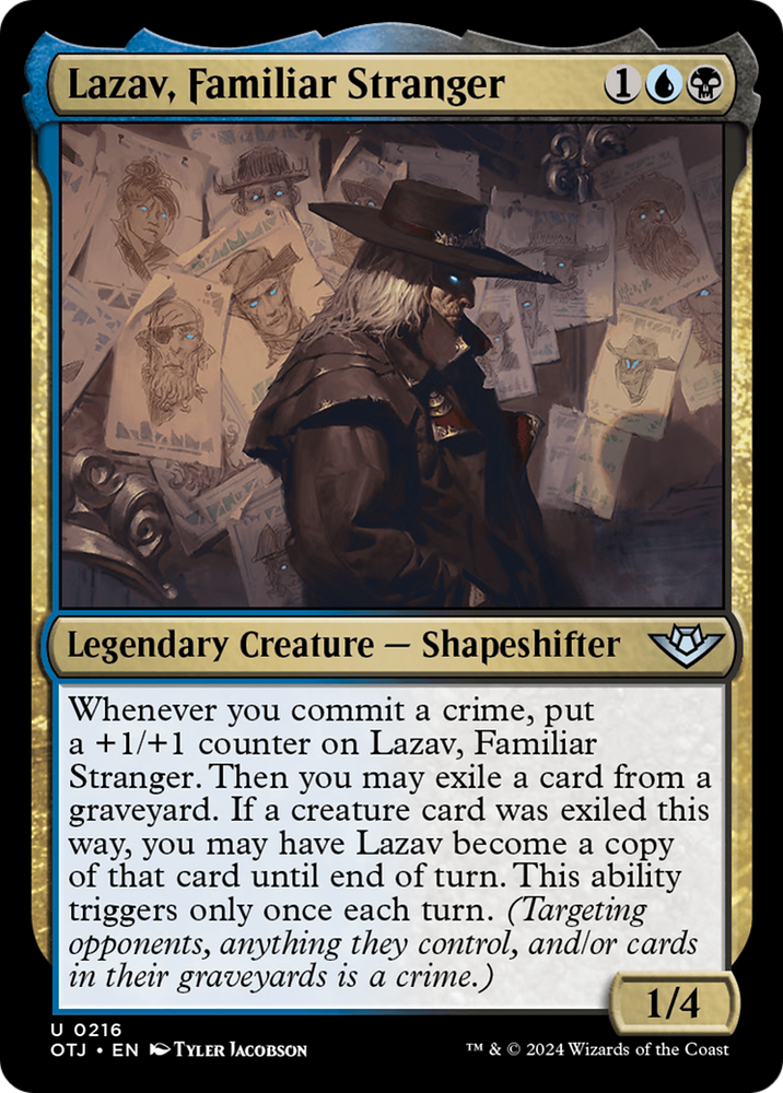 Lazav, Familiar Stranger [Outlaws of Thunder Junction] - PokeCharles PokeStore