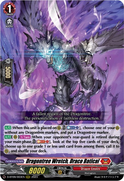 Dragontree Wretch, Draco Batical (D-BT09/003EN) [Dragontree Invasion] - PokeCharles PokeStore