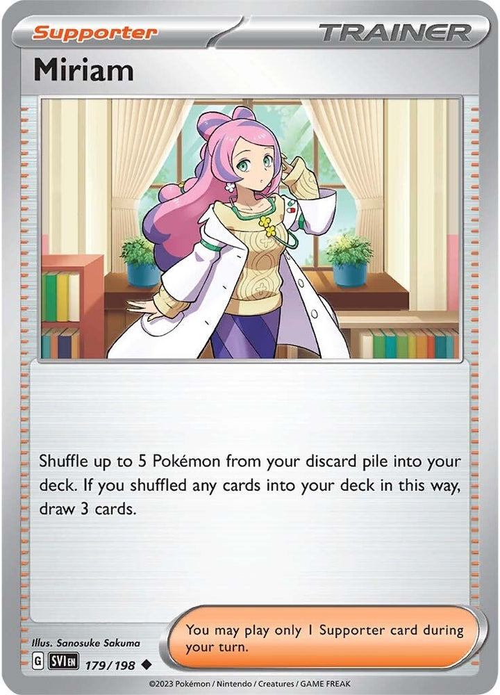 Miriam (179/198) [Scarlet & Violet: Base Set] - PokeCharles PokeStore