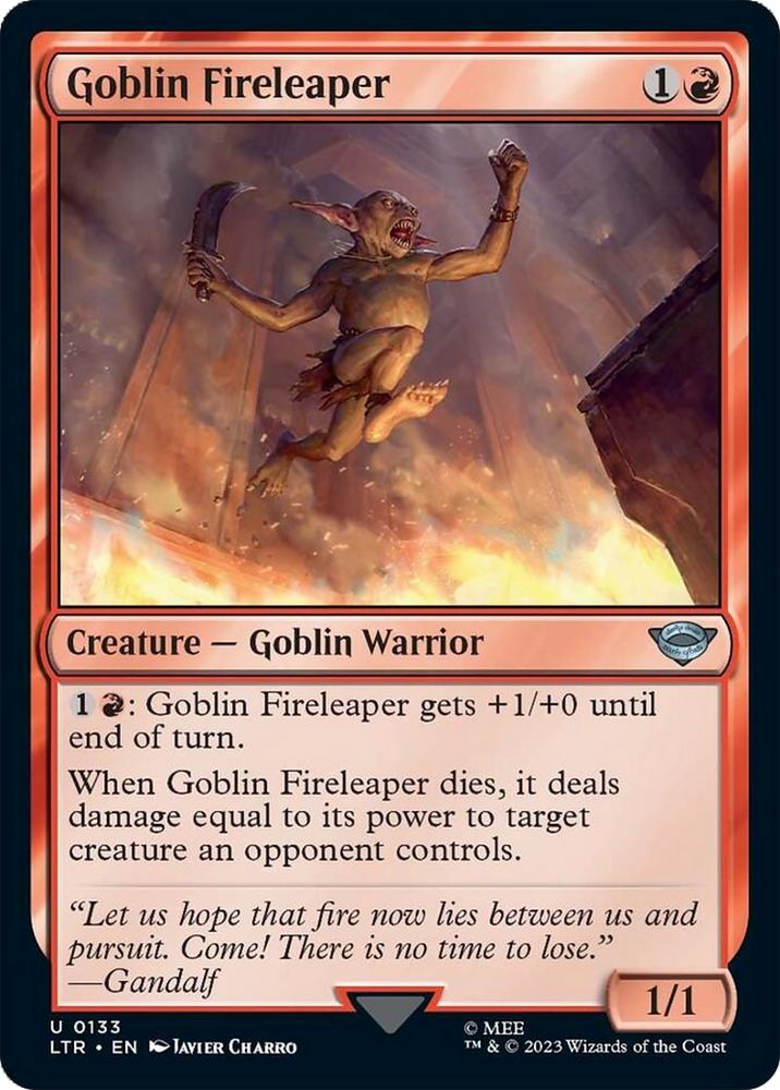 Goblin Fireleaper [The Lord of the Rings: Tales of Middle-Earth] - PokeCharles PokeStore