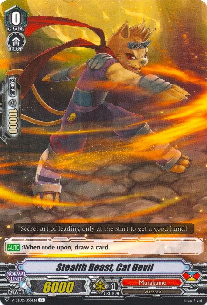 Stealth Beast, Cat Devil (V-BT02/055EN) [Strongest! Team AL4] - PokeCharles PokeStore