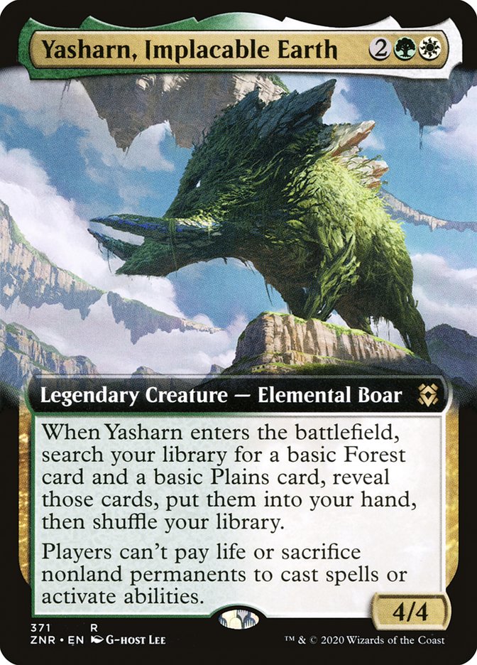 Yasharn, Implacable Earth (Extended Art) [Zendikar Rising] - PokeCharles PokeStore