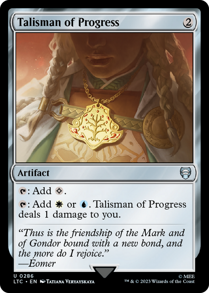 Talisman of Progress [The Lord of the Rings: Tales of Middle-Earth Commander] - PokeCharles PokeStore