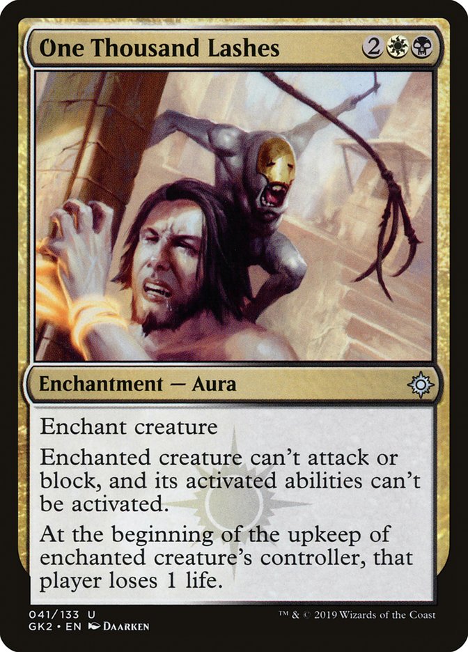 One Thousand Lashes [Ravnica Allegiance Guild Kit] - PokeCharles PokeStore