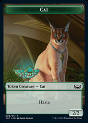 Cat // Angel Double-Sided Token [Streets of New Capenna Tokens] - PokeCharles PokeStore