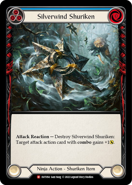 Silverwind Shuriken [OUT054] (Outsiders)  Rainbow Foil - PokeCharles PokeStore