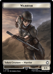 Energy Reserve // Warrior Double-Sided Token [Fallout Tokens] - PokeCharles PokeStore