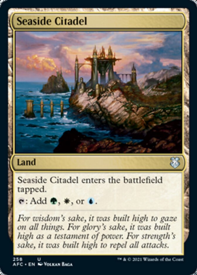 Seaside Citadel [Dungeons & Dragons: Adventures in the Forgotten Realms Commander] - PokeCharles PokeStore