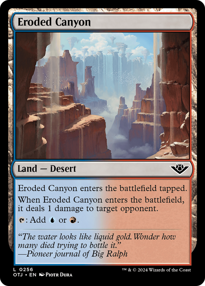 Eroded Canyon [Outlaws of Thunder Junction] - PokeCharles PokeStore