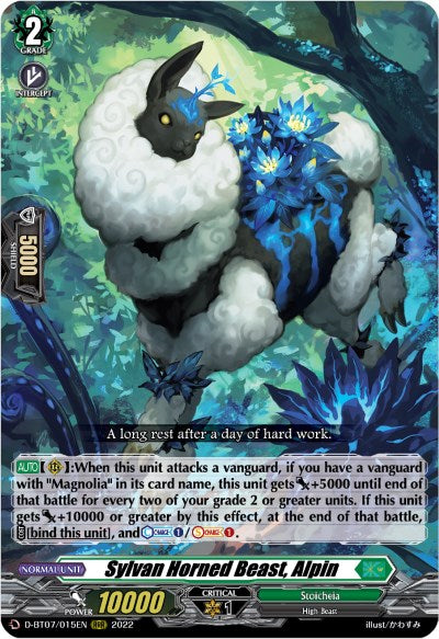 Sylvan Horned Beast, Alpin (D-BT07/015EN) [Raging Flames Against Emerald Storm] - PokeCharles PokeStore