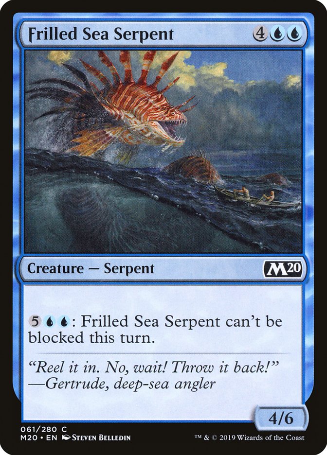 Frilled Sea Serpent [Core Set 2020] - PokeCharles PokeStore