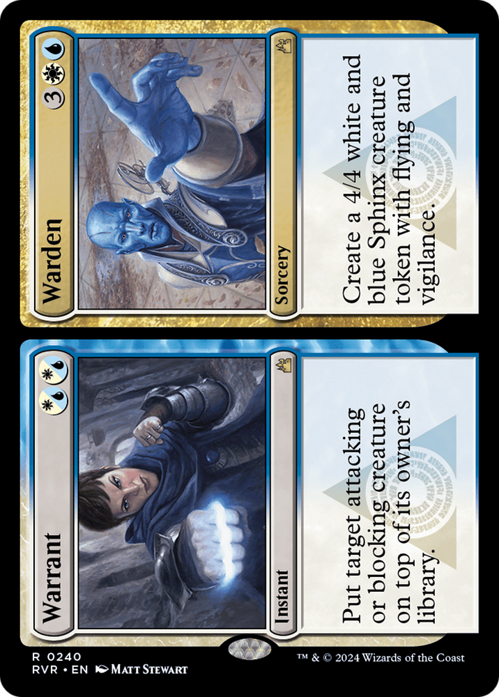 Warrant // Warden [Ravnica Remastered] - PokeCharles PokeStore