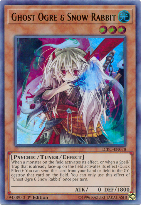 Ghost Ogre & Snow Rabbit [LCKC-EN078] Ultra Rare - PokeCharles PokeStore