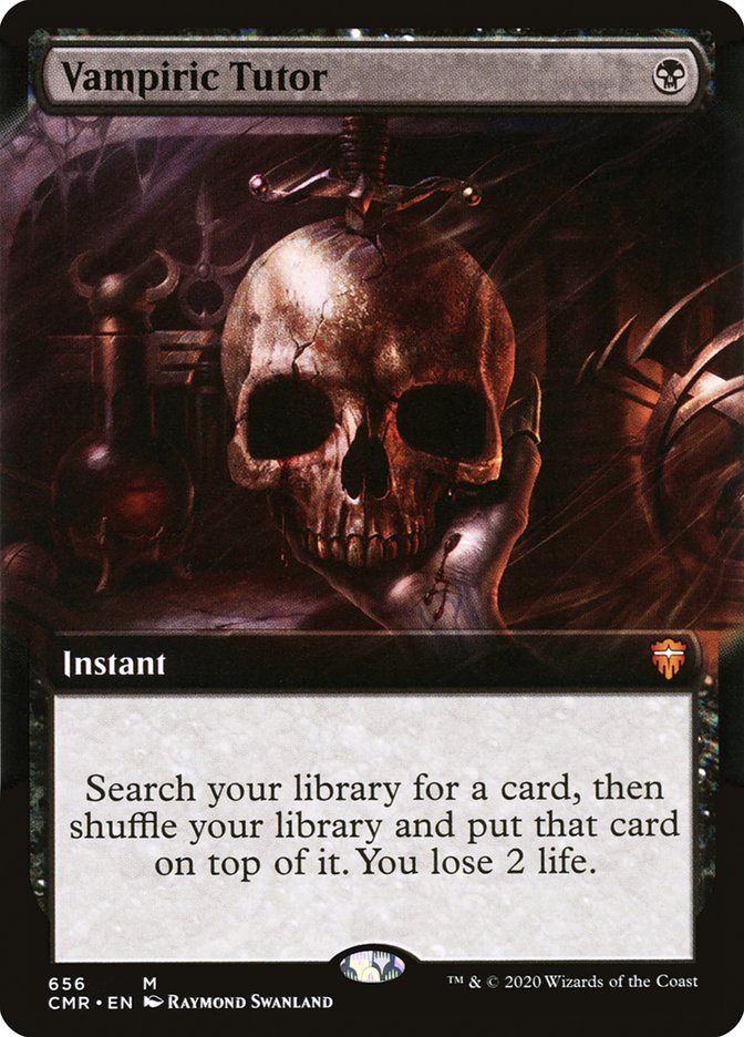 Vampiric Tutor (Extended Art) [Commander Legends] - PokeCharles PokeStore