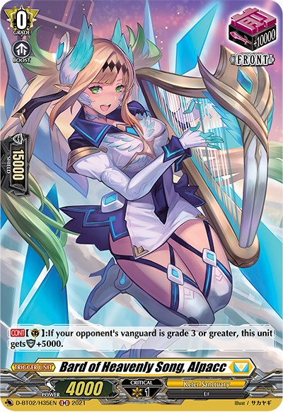 Bard of Heavenly Song, Alpacc (D-BT02/H35EN) [A Brush with the Legends] - PokeCharles PokeStore