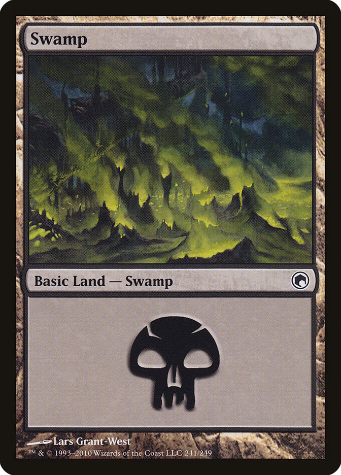 Swamp (241) [Scars of Mirrodin] - PokeCharles PokeStore