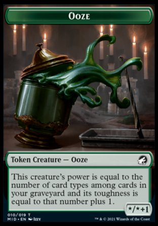 Ooze Token [Innistrad: Midnight Hunt Tokens] - PokeCharles PokeStore