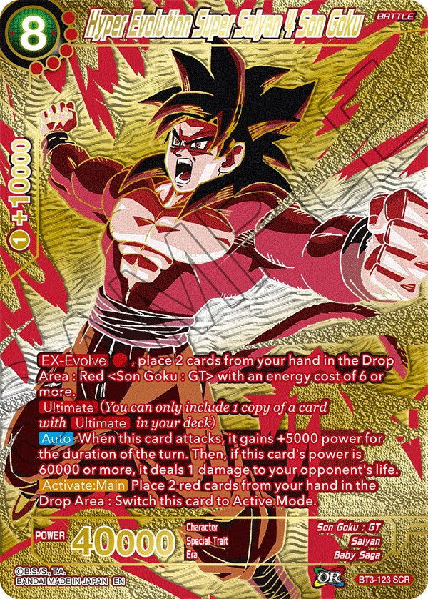 Hyper Evolution Super Saiyan 4 Son Goku (Premium Edition) (BT3-123) [5th Anniversary Set] - PokeCharles PokeStore