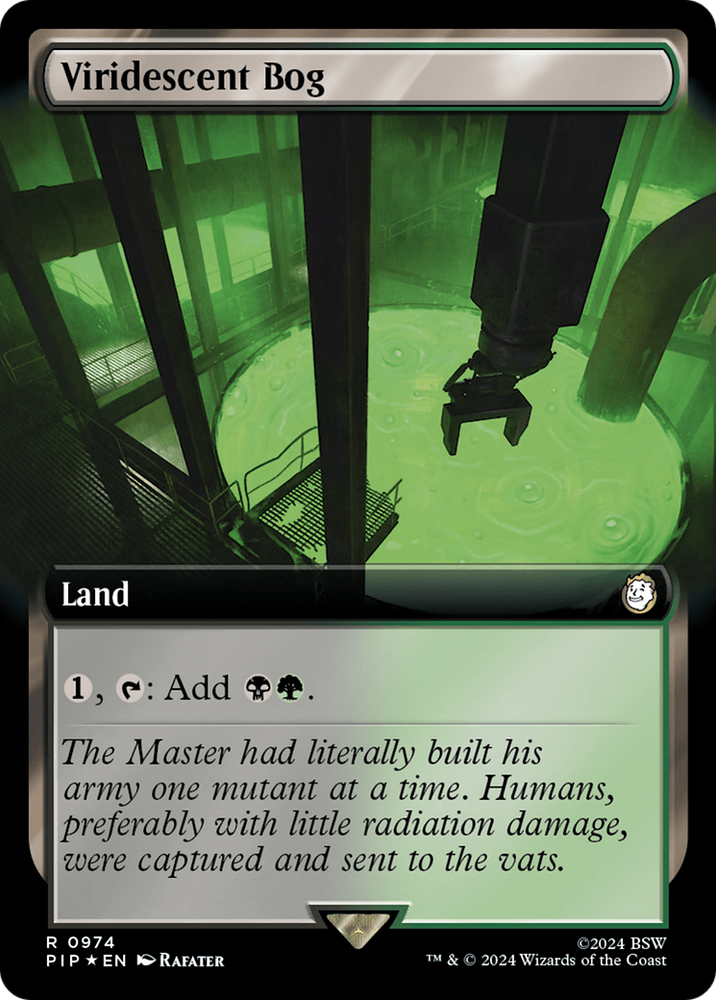 Viridescent Bog (Extended Art) (Surge Foil) [Fallout] - PokeCharles PokeStore