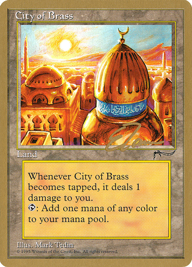 City of Brass (Eric Tam) [Pro Tour Collector Set] - PokeCharles PokeStore