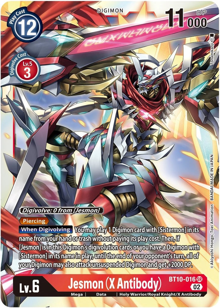 Jesmon (X Antibody) [BT10-016] [Xros Encounter] - PokeCharles PokeStore