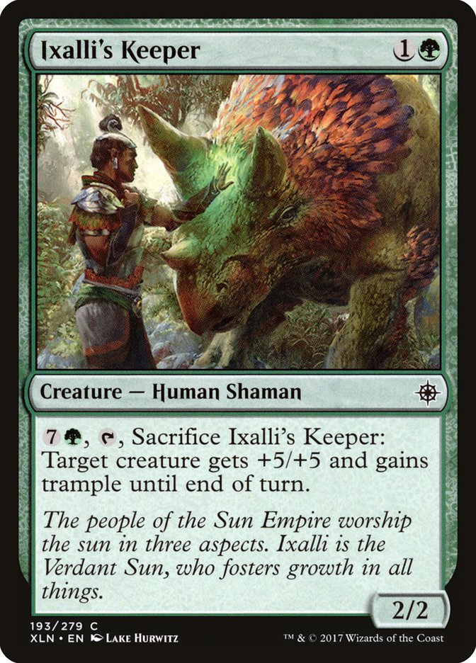 Ixalli's Keeper [Ixalan] - PokeCharles PokeStore