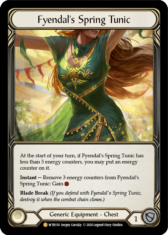 Fyendal's Spring Tunic [U-WTR150] (Welcome to Rathe Unlimited)  Unlimited Rainbow Foil - PokeCharles PokeStore