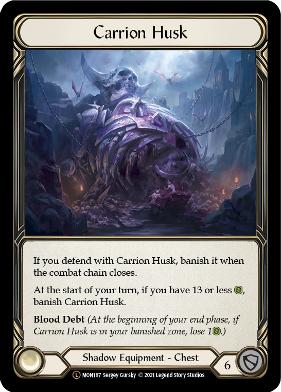 Carrion Husk [U-MON187-RF] (Monarch Unlimited)  Unlimited Rainbow Foil - PokeCharles PokeStore