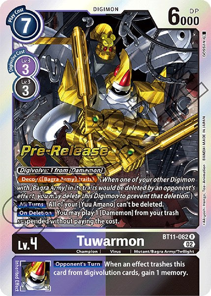 Tuwarmon [BT11-082] [Dimensional Phase Pre-Release Promos] - PokeCharles PokeStore