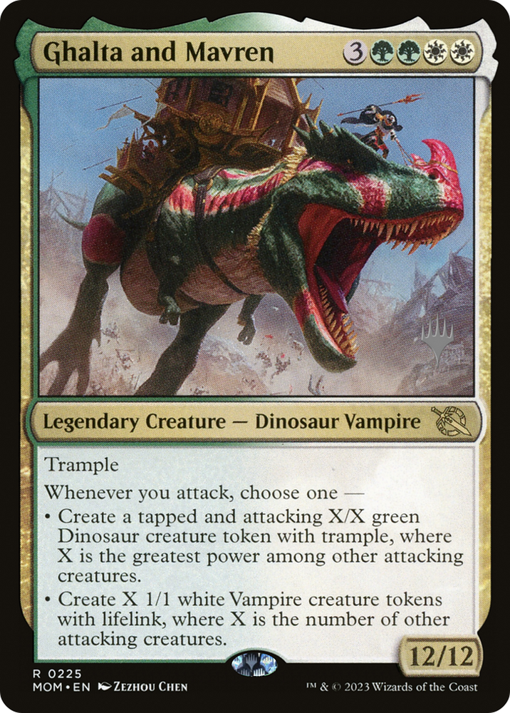 Ghalta and Mavren (Promo Pack) [March of the Machine Promos] - PokeCharles PokeStore