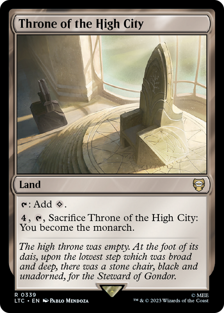 Throne of the High City [The Lord of the Rings: Tales of Middle-Earth Commander] - PokeCharles PokeStore