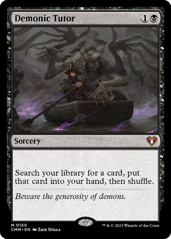 Demonic Tutor [Commander Masters] - PokeCharles PokeStore