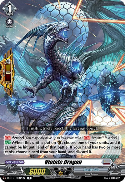 Violate Dragon (D-BT01/042EN) [Genesis of the Five Greats] - PokeCharles PokeStore